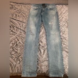 RtA Sky Blue Men's Straight Jeans